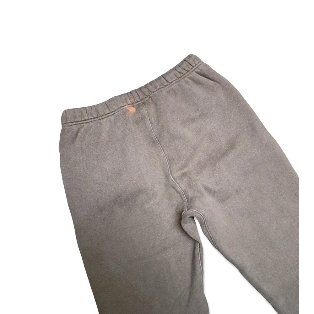 Fear of God Essentials Sweatpants XS Brown Fleece Logo Joggers Drawstring